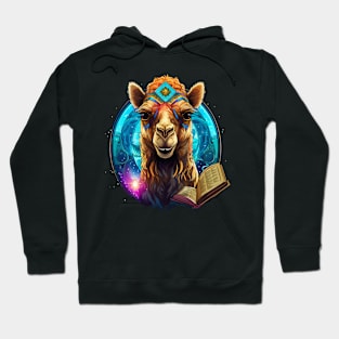 Camel Reads Book Hoodie